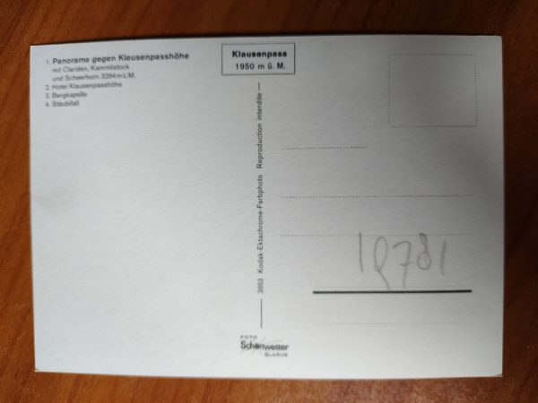 Postcard Klausenpass - Image 2