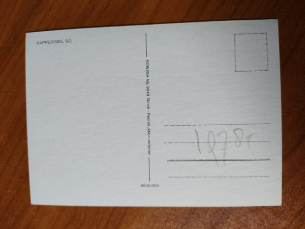 Postcard Grusse aus Rapperswil - Image 2