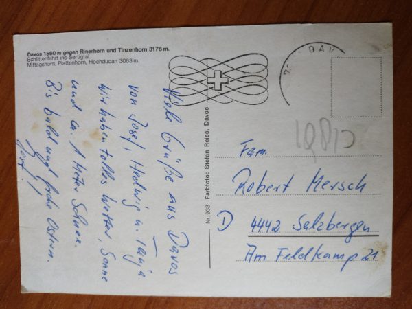 Postcard Davos 4 pictures - Image 2