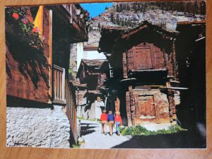 Postcard Old Zermatt