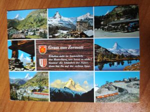 Postcard Gruss aus Zermatt