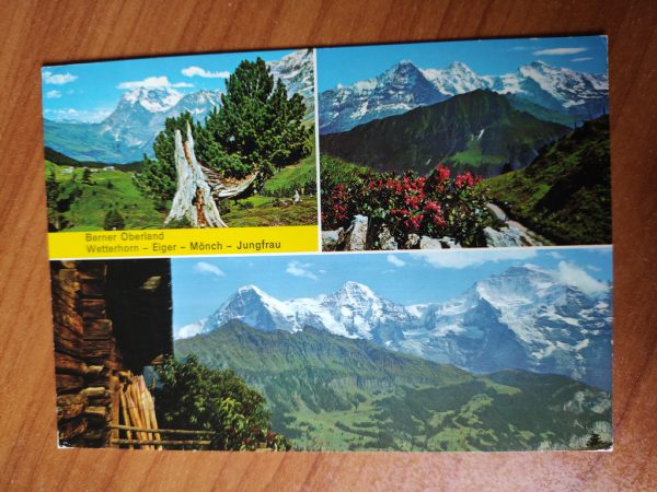 Postcard berner Oberland