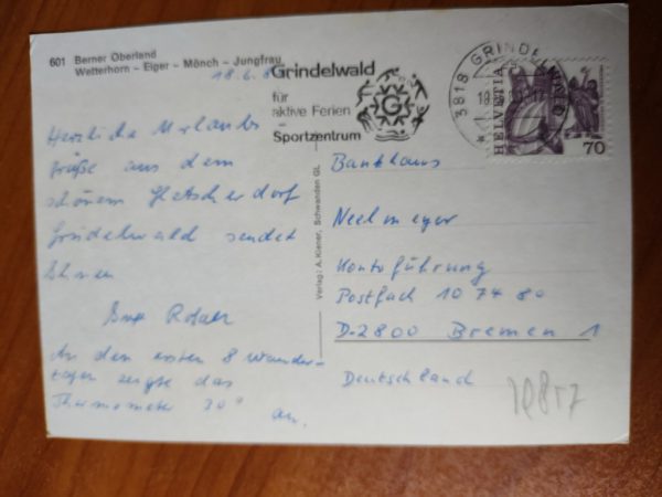Postcard berner Oberland - Image 2