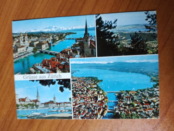 Postcard Grusse Aus Zurich