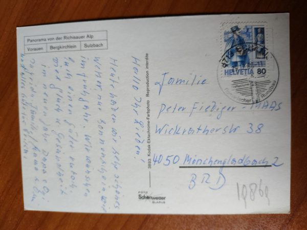 Postcard Glarus Klontal - Image 2