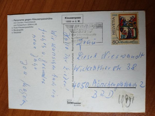 Postcard Klausenpass - Image 2