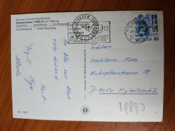 Postcard Klausenpass - Image 2