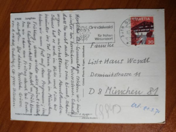 Postcard Jungfrau - Image 2