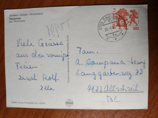 Postcard Faulensee - Image 2