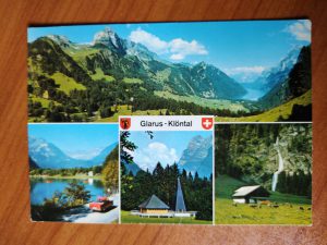 Postcard Glarus Klontal