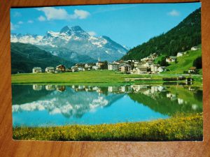 Postcard Silvaplana