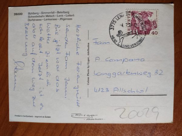 Postcard Lenk 9 pictures - Image 2