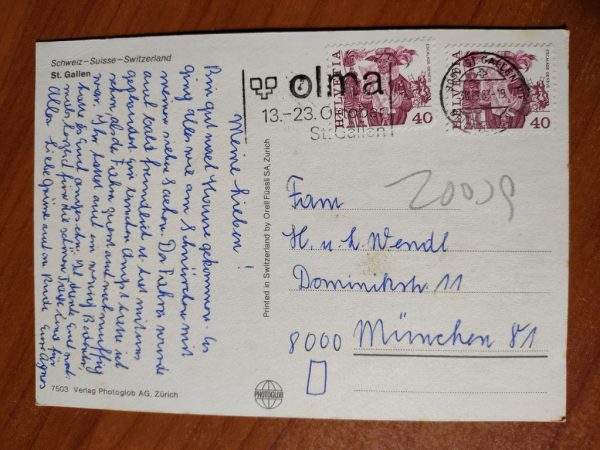 Postcard Sankt Gallen - Image 2