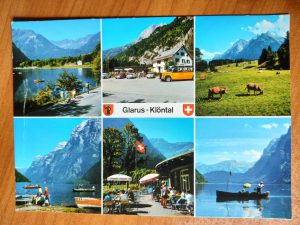 Postcard Glarus Klontal
