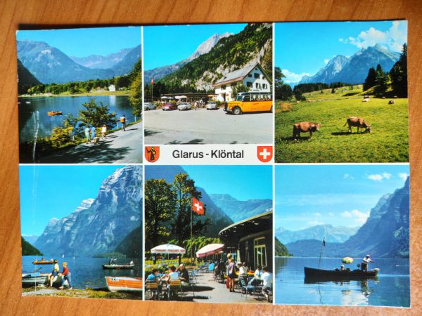 Postcard Glarus Klontal