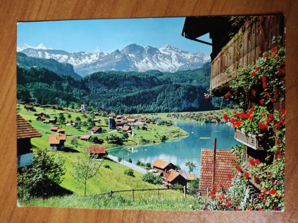 Postcard Lungern Kurort