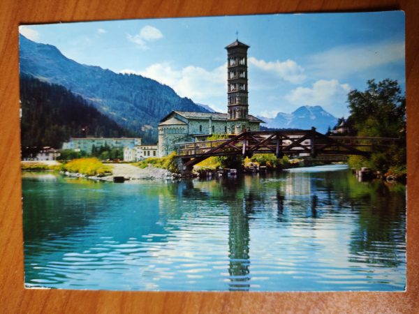 Postcard Sankt Moritz Kirch