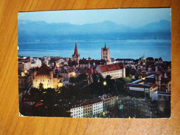 Postcard Lausanne Chateau