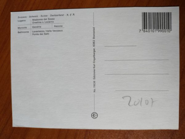 Postcard Saluti Dal Ticino - Image 2