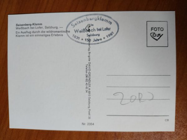 Postcard Seisenberg Klamm - Image 2