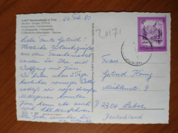 Postcard Nesselwangle Tannheimertal - Image 2