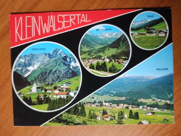 Postcard Kleinwalsertal