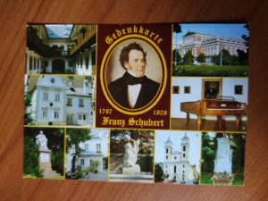 Postcard Franz Schubert Vienna