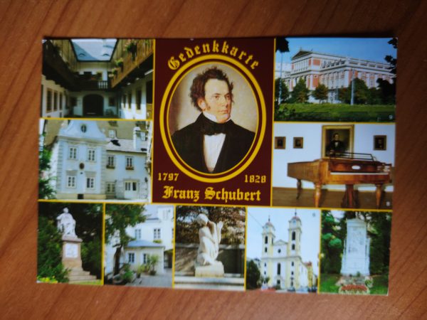 Postcard Franz Schubert Vienna