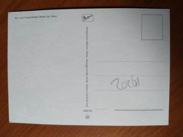 Postcard Baden bei Wien - Image 2