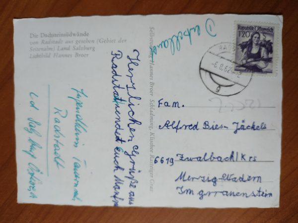 Postcard Dachsteinsudwande - Image 2