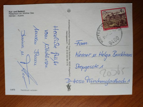 Postcard Grusse aus Portschach - Image 2