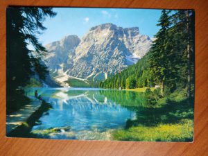 Postcard Lago di Braies
