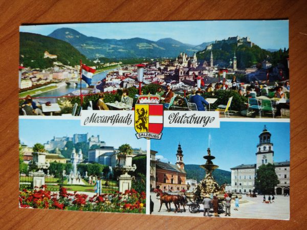Postcard Mozart Salzburg