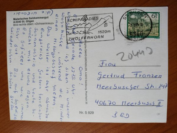 Postcard Sankt Gilgen - Image 2
