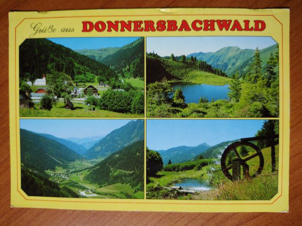 Postcard Donnersbachwald