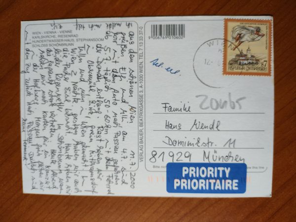 Postcard Wien 5 pictures - Image 2