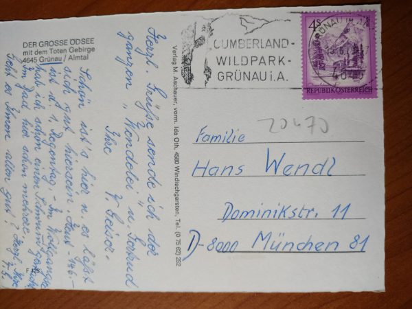 Postcard Grunau Odsee - Image 2