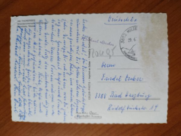 Postcard Goose Thunersee - Image 2