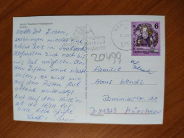 Postcard Saalbach Hinterglemm - Image 2
