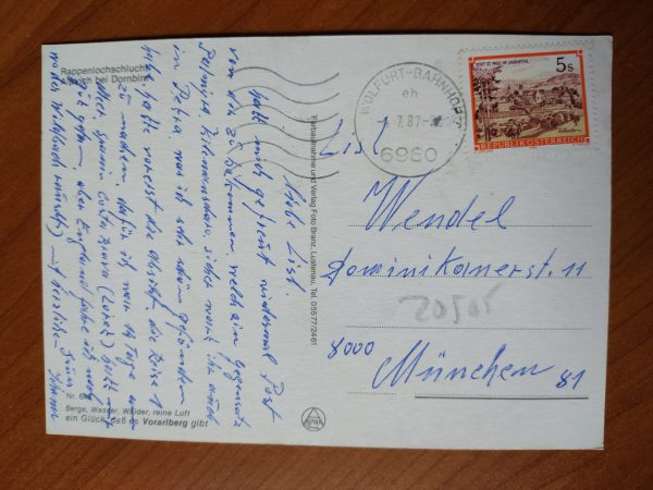 Postcard Dornbirn Alploch - Image 2