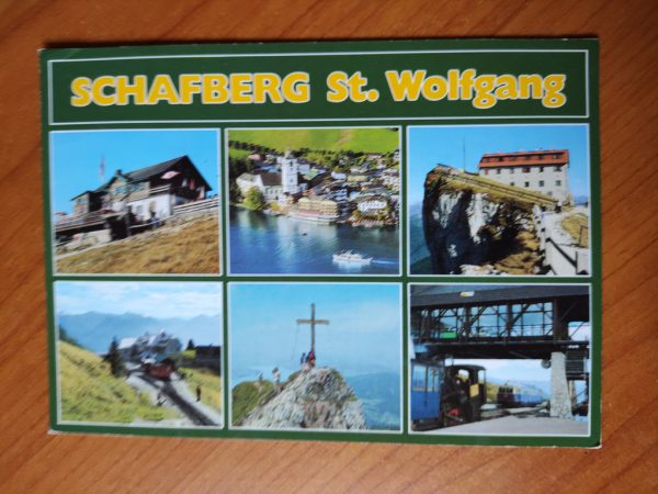 Postcard Schafberg Sankt Wolfgang