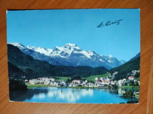 Postcard Sankt Moritz Bad
