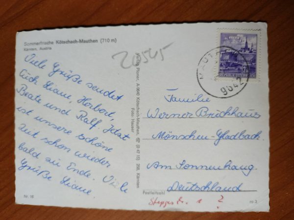 Postcard Potschach  Mauthen - Image 2