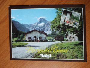 Postcard Alpengasthof Gramai