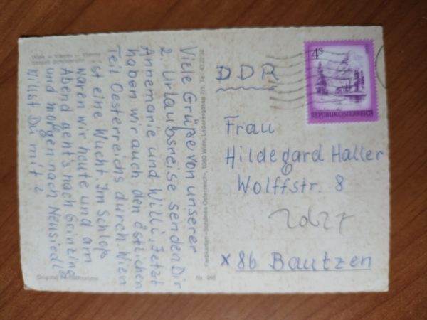 Postcard Wien Schloss - Image 2