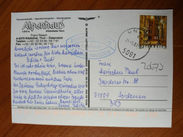 Postcard Kitzbuhel Horn - Image 2