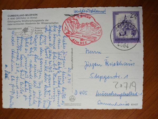 Postcard Wildpark Almtal - Image 2