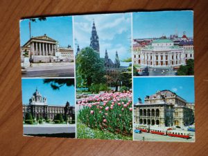 Postcard Wien 5 pictures
