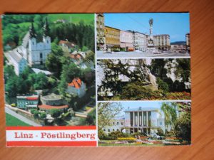Postcard Linz Postlingberg