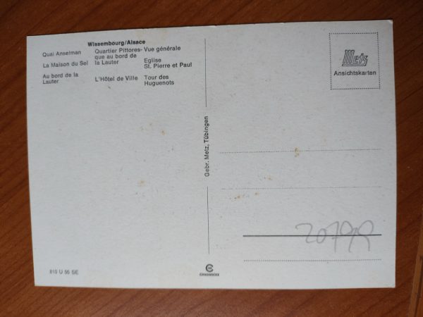 Postcard Wissembourg - Image 2